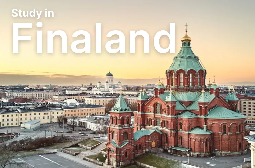 International students studying in Finland