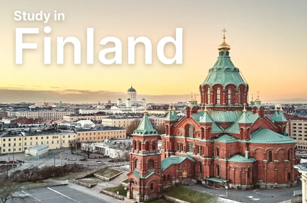 International students studying in Finland
