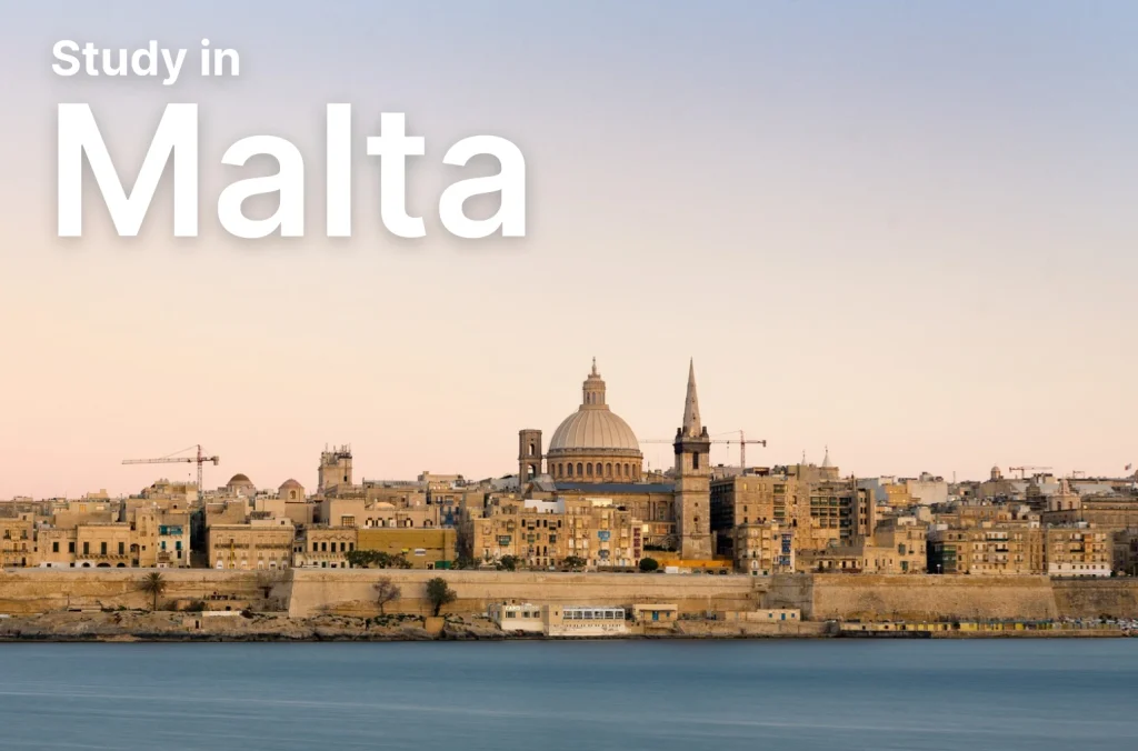 International students studying in Malta